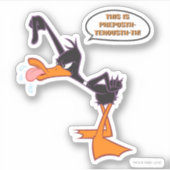 DAFFY DUCK™-Sprechblase Aufkleber (Vorderseite)