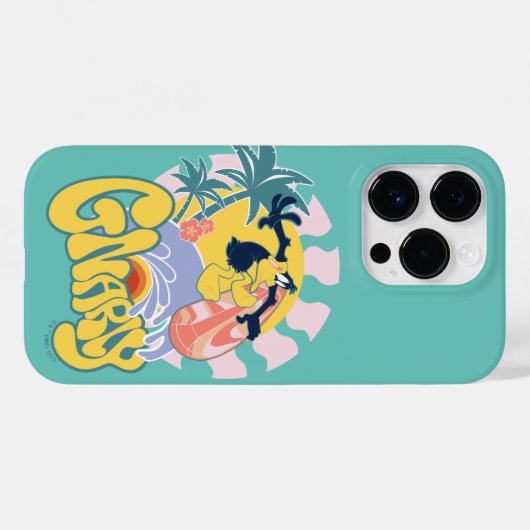 DAFFY DUCK™ Surfing - Gnarly Case-Mate iPhone Hülle (Rückseite (Horizontal))