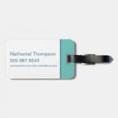 DAFFY DUCK™ Surfing - Gnarly Gepäckanhänger (Rückseite horizontal)