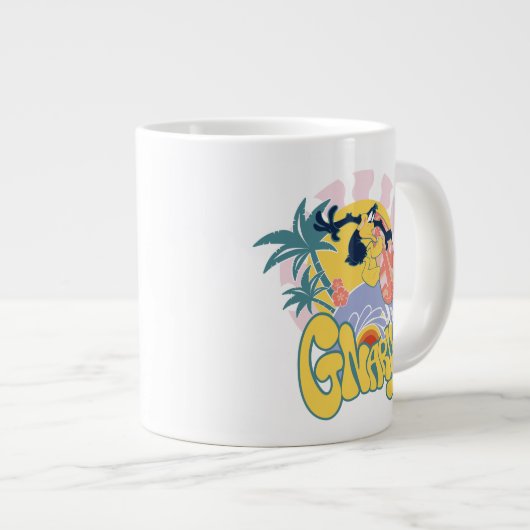DAFFY DUCK™ Surfing - Gnarly Jumbo-Tasse (Vorderseite Rechts)