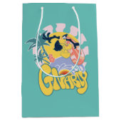 DAFFY DUCK™ Surfing - Gnarly Mittlere Geschenktüte (Vorderseite)