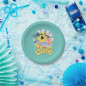 DAFFY DUCK™ Surfing - Gnarly Pappteller (Party)