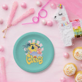 DAFFY DUCK™ Surfing - Gnarly Pappteller (Party)