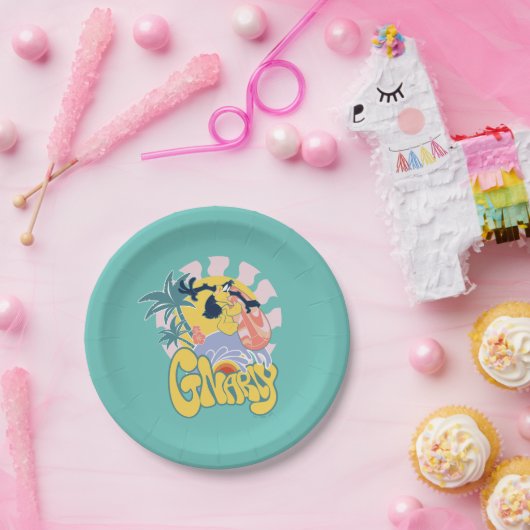 DAFFY DUCK™ Surfing - Gnarly Pappteller (Party)