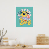 DAFFY DUCK™ Surfing - Gnarly Poster (Küche)