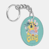 DAFFY DUCK™ Surfing - Gnarly Schlüsselanhänger (Vorderseite links)