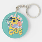 DAFFY DUCK™ Surfing - Gnarly Schlüsselanhänger (Rückseite)