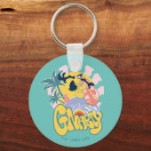 DAFFY DUCK™ Surfing - Gnarly Schlüsselanhänger (Vorderseite)