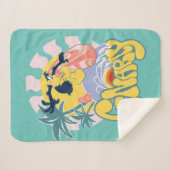 DAFFY DUCK™ Surfing - Gnarly Sherpadecke (Vorderseite (Horizontal))