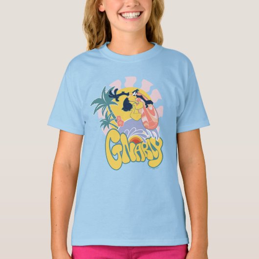 DAFFY DUCK™ Surfing - Gnarly T-Shirt (Vorderseite)