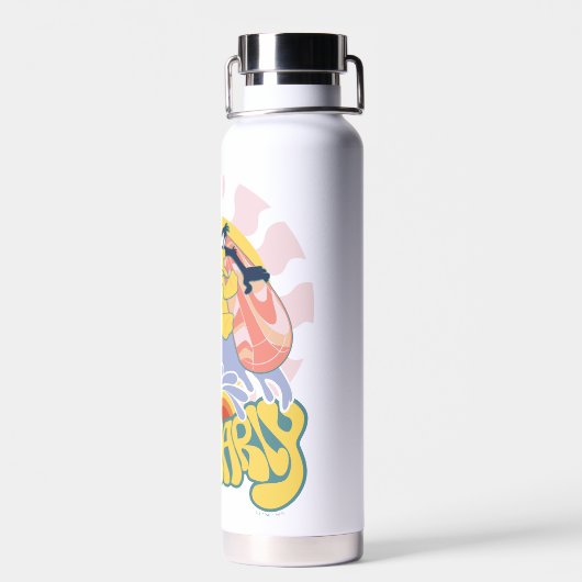 DAFFY DUCK™ Surfing - Gnarly Trinkflasche (Rückseite)