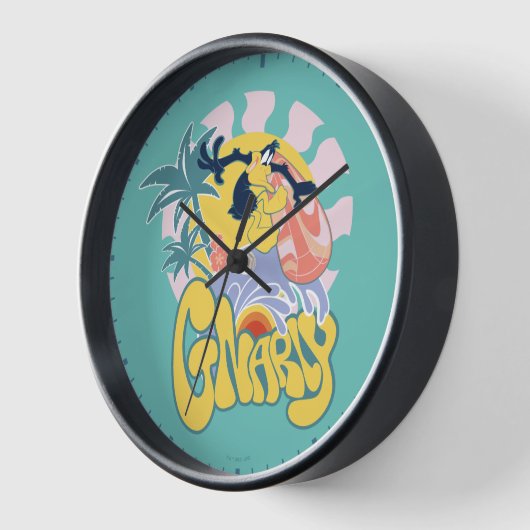 DAFFY DUCK™ Surfing - Gnarly Uhr (Winkel)