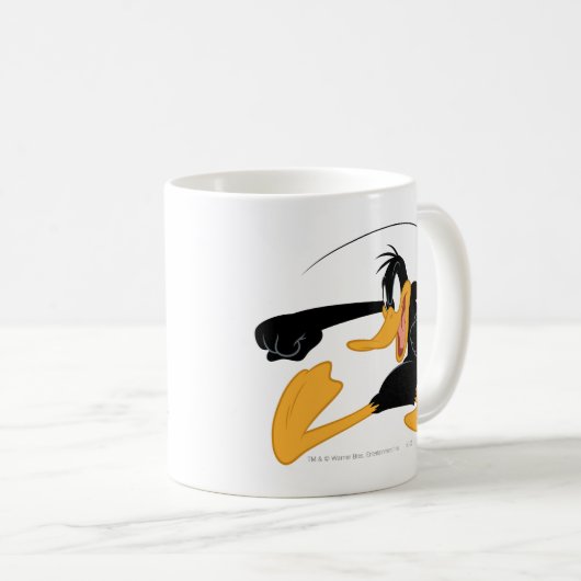 DAFFY DUCK™ Swinging a Punch Kaffeetasse (VorderseiteRechts)