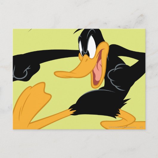 DAFFY DUCK™ Swinging a Punch Postkarte (Vorderseite)