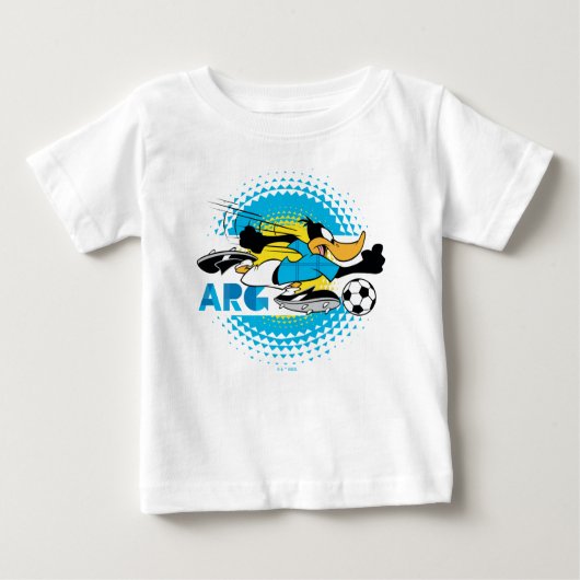DAFFY DUCK™ Team Argentina Soccer Graphic Baby T-shirt (Vorderseite)