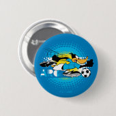 DAFFY DUCK™ Team Argentina Soccer Graphic Button (Vorne & Hinten)
