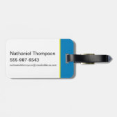 DAFFY DUCK™ Team Argentina Soccer Graphic Gepäckanhänger (Rückseite horizontal)