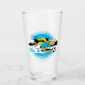 DAFFY DUCK™ Team Argentina Soccer Graphic Glas (Vorderseite)