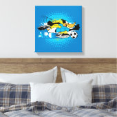 DAFFY DUCK™ Team Argentina Soccer Graphic Leinwanddruck (Insitu (Schlafzimmer))
