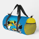 DAFFY DUCK™ Team Argentinien Fußball Grafik Duffle Bag (Rechte Ecke)
