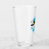 DAFFY DUCK™ Team Argentinien Fußball-Grafik Glas (Rechts)