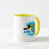 DAFFY DUCK™ Team Argentinien Fußball Grafik Tasse (VorderseiteRechts)