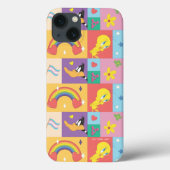 DAFFY DUCK™ & TWEETY™ - Pride-Muster Case-Mate iPhone Hülle (Rückseite)