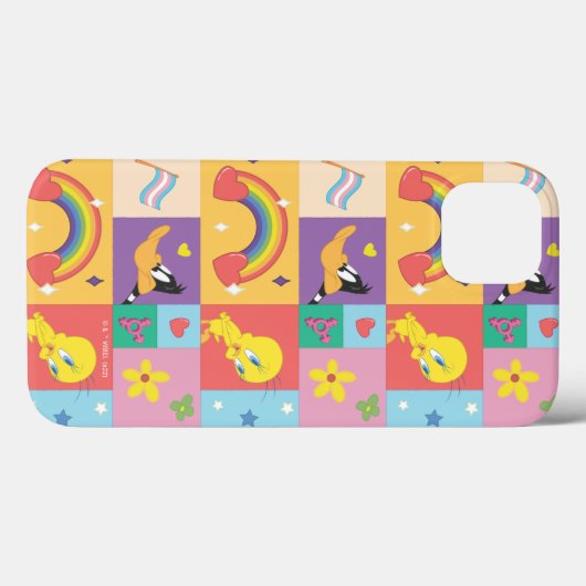 DAFFY DUCK™ & TWEETY™ - Pride-Muster Case-Mate iPhone Hülle (Rückseite (Horizontal))