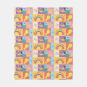 DAFFY DUCK™ & TWEETY™ - Pride-Muster Fleecedecke (Vorderseite)