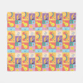 DAFFY DUCK™ & TWEETY™ - Pride-Muster Fleecedecke (Vorderseite (Horizontal))