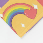 DAFFY DUCK™ & TWEETY™ - Pride-Muster Fleecedecke (Ecke)