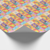 DAFFY DUCK™ & TWEETY™ - Pride-Muster Geschenkpapier (Ecke)