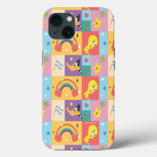 DAFFY DUCK™ & TWEETY™ - Pride-Muster iPhone 13 Hülle