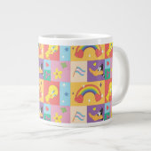 DAFFY DUCK™ & TWEETY™ - Pride-Muster Jumbo-Tasse (Vorderseite Rechts)