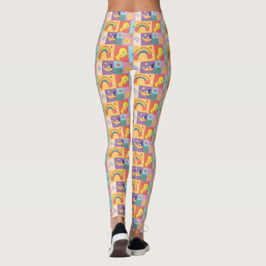 DAFFY DUCK™ & TWEETY™ - Pride-Muster Leggings (Rückseite)