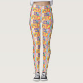 DAFFY DUCK™ & TWEETY™ - Pride-Muster Leggings (Vorderseite)