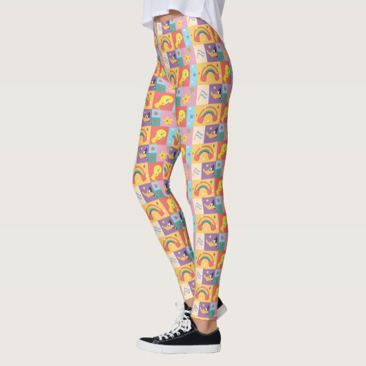 DAFFY DUCK™ & TWEETY™ - Pride-Muster Leggings (Links)