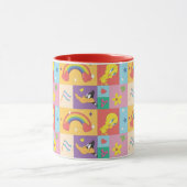 DAFFY DUCK™ & TWEETY™ - Pride-Muster Tasse (Zentrum)