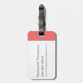 DAFFY DUCK™ & TWEETY™ - Pride Pattern Gepäckanhänger (Rückseite vertikal)