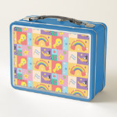 DAFFY DUCK™ & TWEETY™ - Pride Pattern Metall Brotdose (Rückseite)