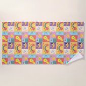 DAFFY DUCK™ & TWEETY™ - Pride Pattern Strandtuch (Vorderseite)