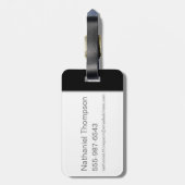 DAFFY DUCK™ Wahnsinn Gepäckanhänger (Rückseite vertikal)