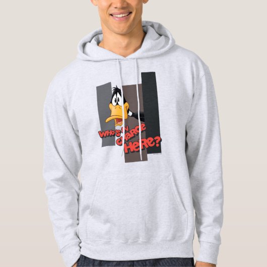 DAFFY DUCK™ "Wer ist hier verantwortlich?" Hoodie (Vorderseite)