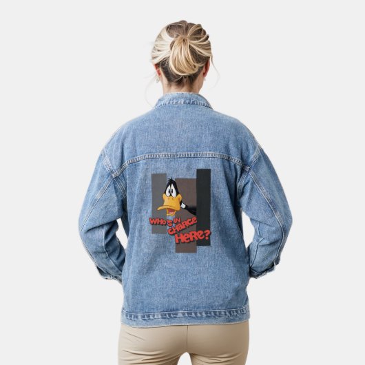 DAFFY DUCK™ "Wer ist hier verantwortlich?" Jeansjacke (Modell)