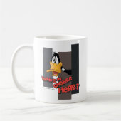 DAFFY DUCK™ "Wer ist hier verantwortlich?" Kaffeetasse (Links)
