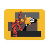 DAFFY DUCK™ "Wer ist hier verantwortlich?" Magnet (Horizontal)
