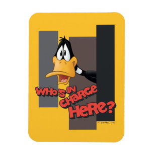 DAFFY DUCK™ "Wer ist hier verantwortlich?" Magnet