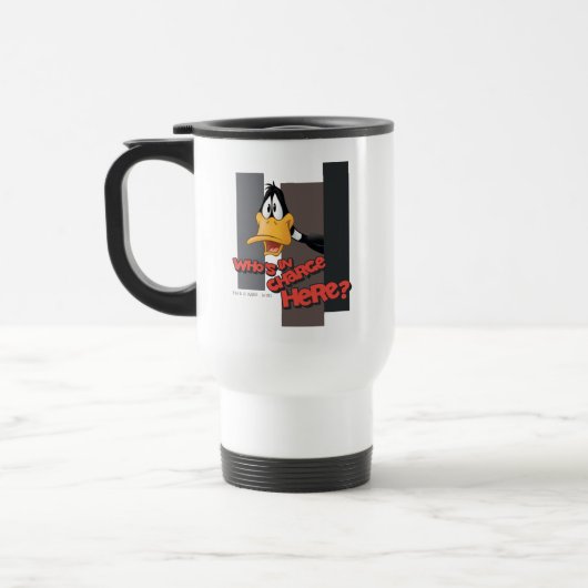 DAFFY DUCK™ "Wer ist hier verantwortlich?" Reisebecher (Links)