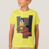 DAFFY DUCK™ "Wer ist hier verantwortlich?" T-Shirt (Vorderseite)