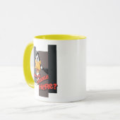 DAFFY DUCK™ "Wer ist hier verantwortlich?" Tasse (Vorderseite Links)